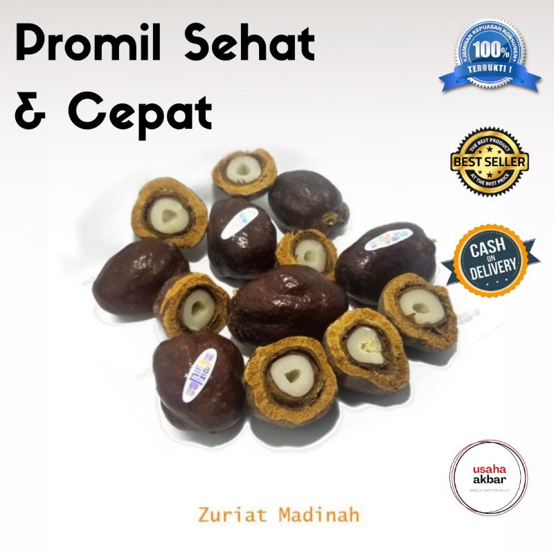 

Buah Zuriat Belah Promil Madinah (250gr)