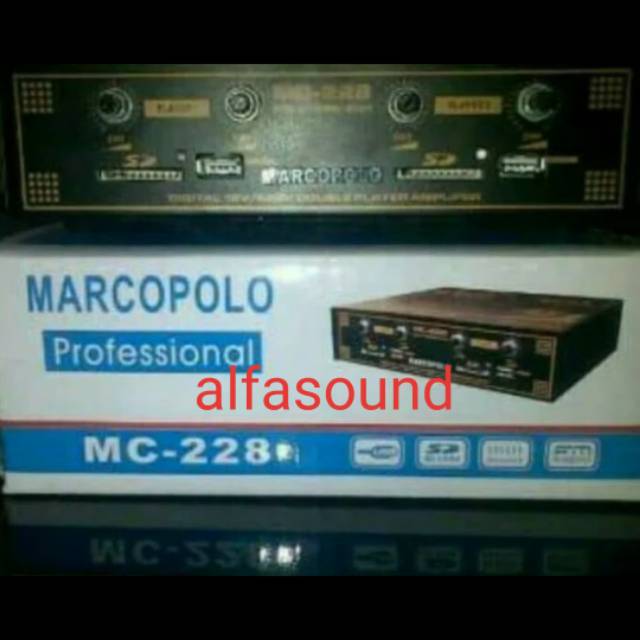 Amplifier Walet MARCOPOLO MC-228 4 Channel USB
