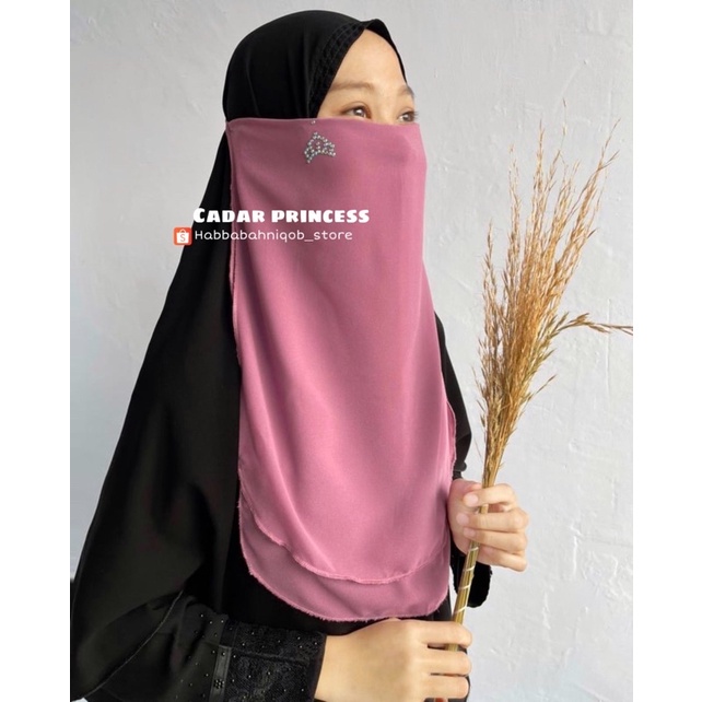 Cadar Tutup Princess Niqab Cadar Bandana Termurah By Habbabah