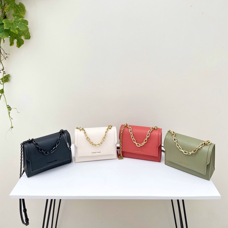 Restock Chain Link Embossed Crossbody Bag