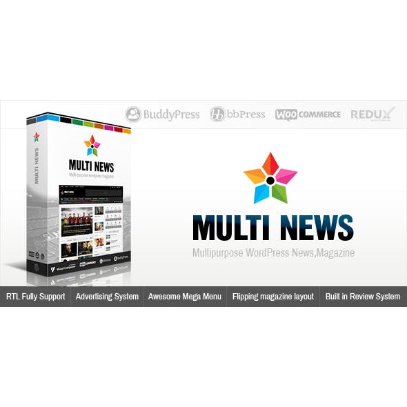 Multinews Wordpress Theme