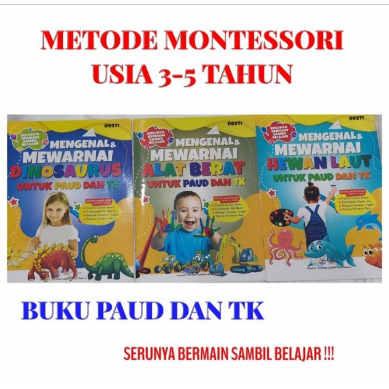 Buku Paud Dan TK Usia 3 - 5 Tahun (SANDRO)