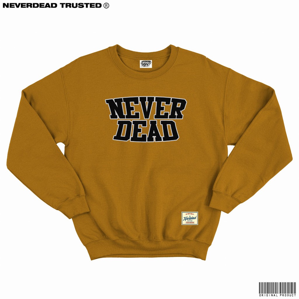 SWEATER / CREWNECK NEVERDEAD YELLOW BLACK