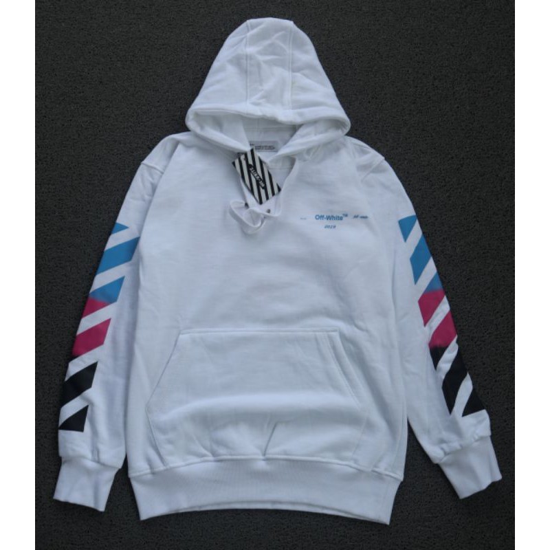 Sweater Hoodie Off White Gradient Gradasi Premium Hight Quality