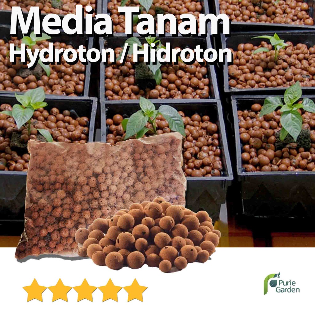 Media Tanam Hidroton Hydroton 1 Liter PG SBY