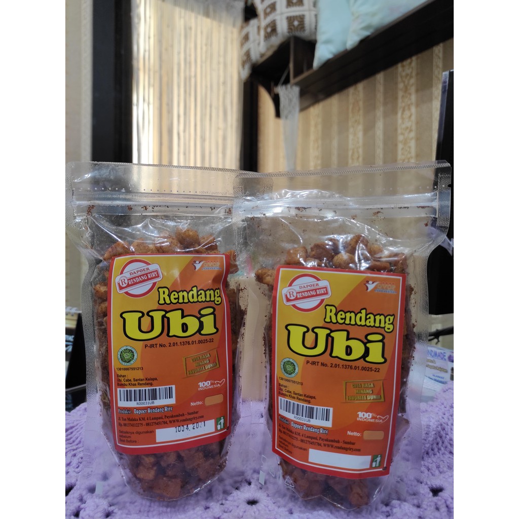 

Rendang Ubi/Singkong By Dapoer Rendang Riry /250gr