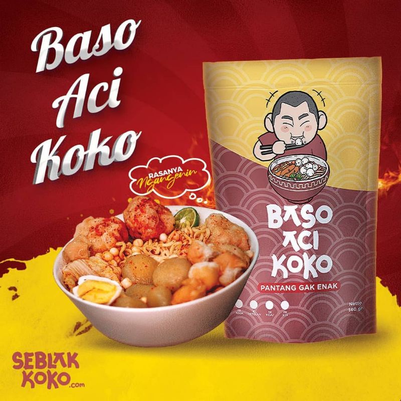

Baso Aci Koko Makanan Ringan NO MSSG Tersedia Empat pilihan rasa