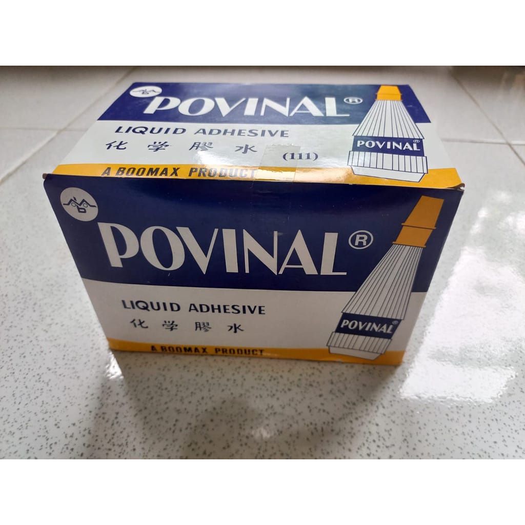 Lem Kertas Cair Kecil Povinal Lem Cair Murah / Lem Povinal 111 / 22 ml