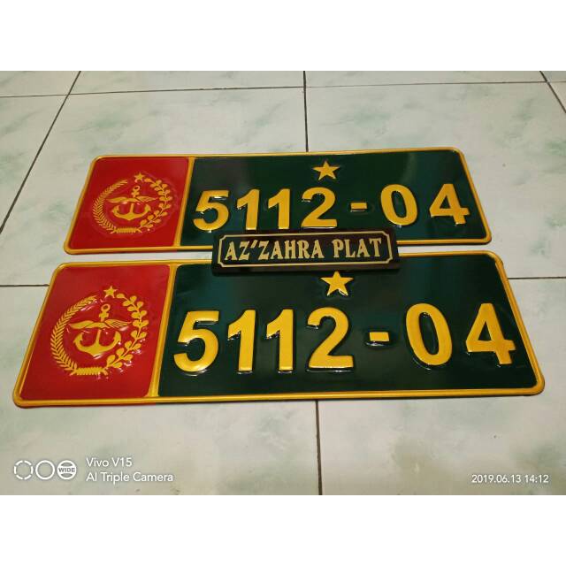 Plat Mobil Dinas Tni Ad Shopee Indonesia