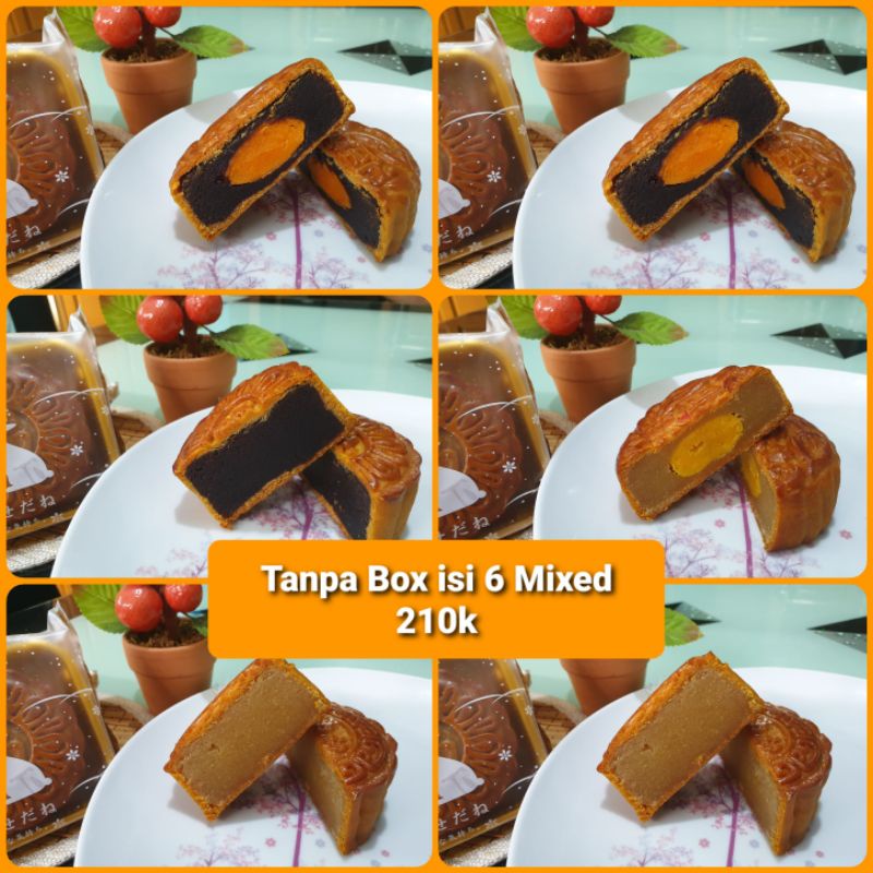 

Mooncake paket Mixed isi 6 pcs