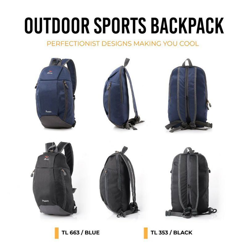 Daypack Tas Ransel Pria Kecil 10.Liter Sport Olahraga Lari Joging Pria Futsal Sepatu Bola Trail Adventure Motor Trabas Cross Tas Sepeda Lipat Roadbike MTB  hiking cyling running back pack Tas punggung mini Olahraga