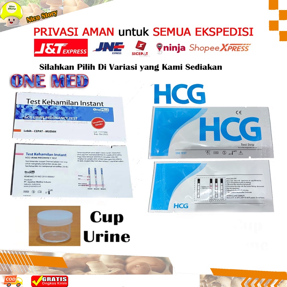 (NCS) Tespek Test Pack Testpack Strip Alat Tes Kehamilan One Med Onemed Eceran