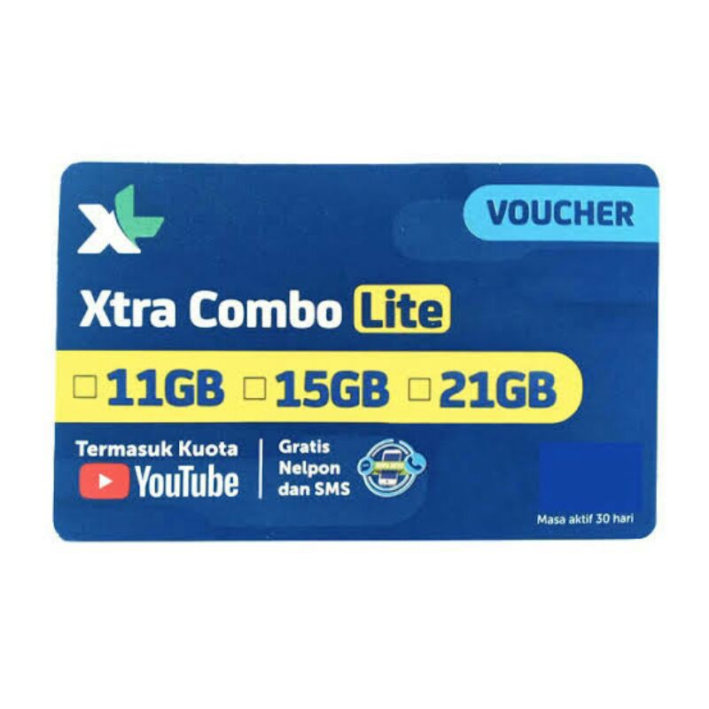 Voucher XL Xtra Combo Lite 21gb