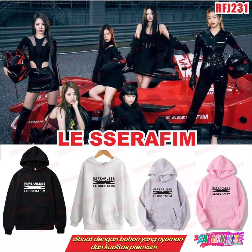 MURAH!!! HOODIE KPOP KOREAN LE SSERAFIM RFJ231