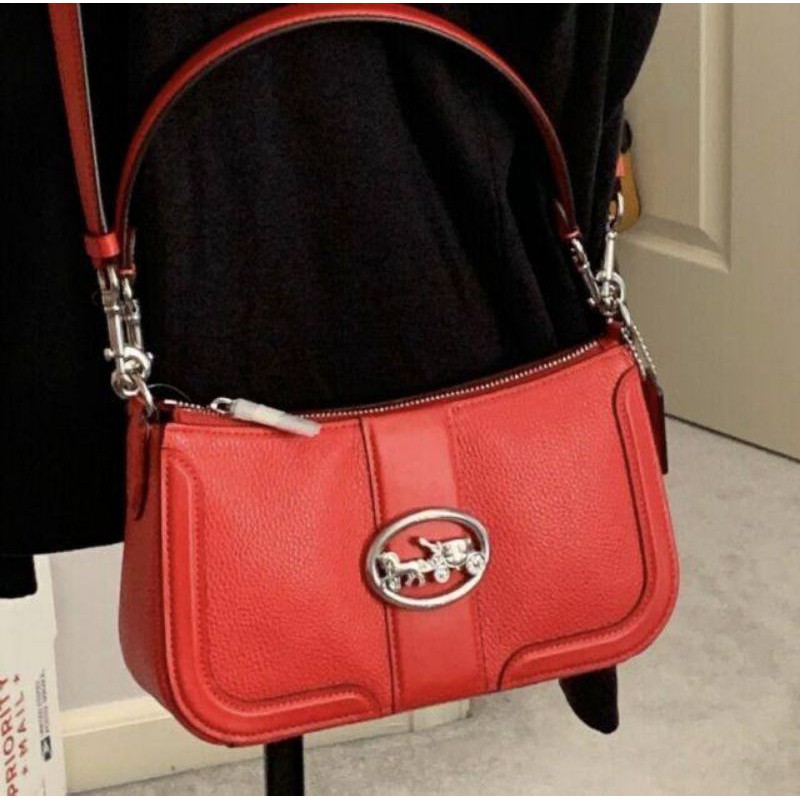 ready coach georgia baguet bright poppy asli