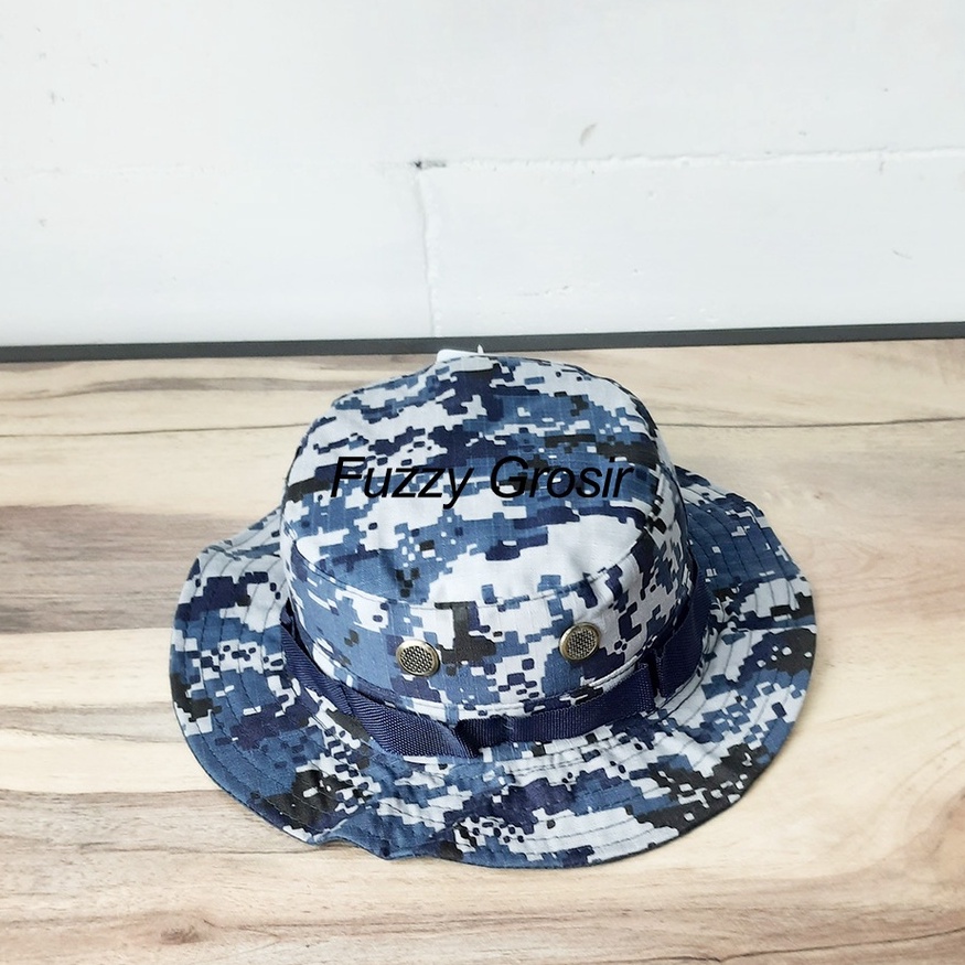 Topi Bucket Hat Rimba Anak Loreng