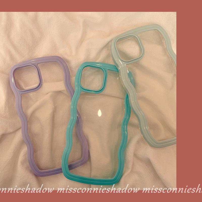 Soft Case Transparan Gelombang Warna Permen Polos Untuk Samsung A13 A04s A04E A03 A12 A03s A53 A32 A50 A51 A52 A22 A23 A50s A30s A52s A02s A11