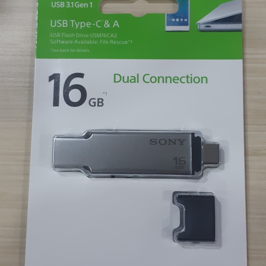 Sony 16GB OTG Type C Flash Drive USM16CA2 Gen 1 USB 3.1 FlashDisk 16GB sony