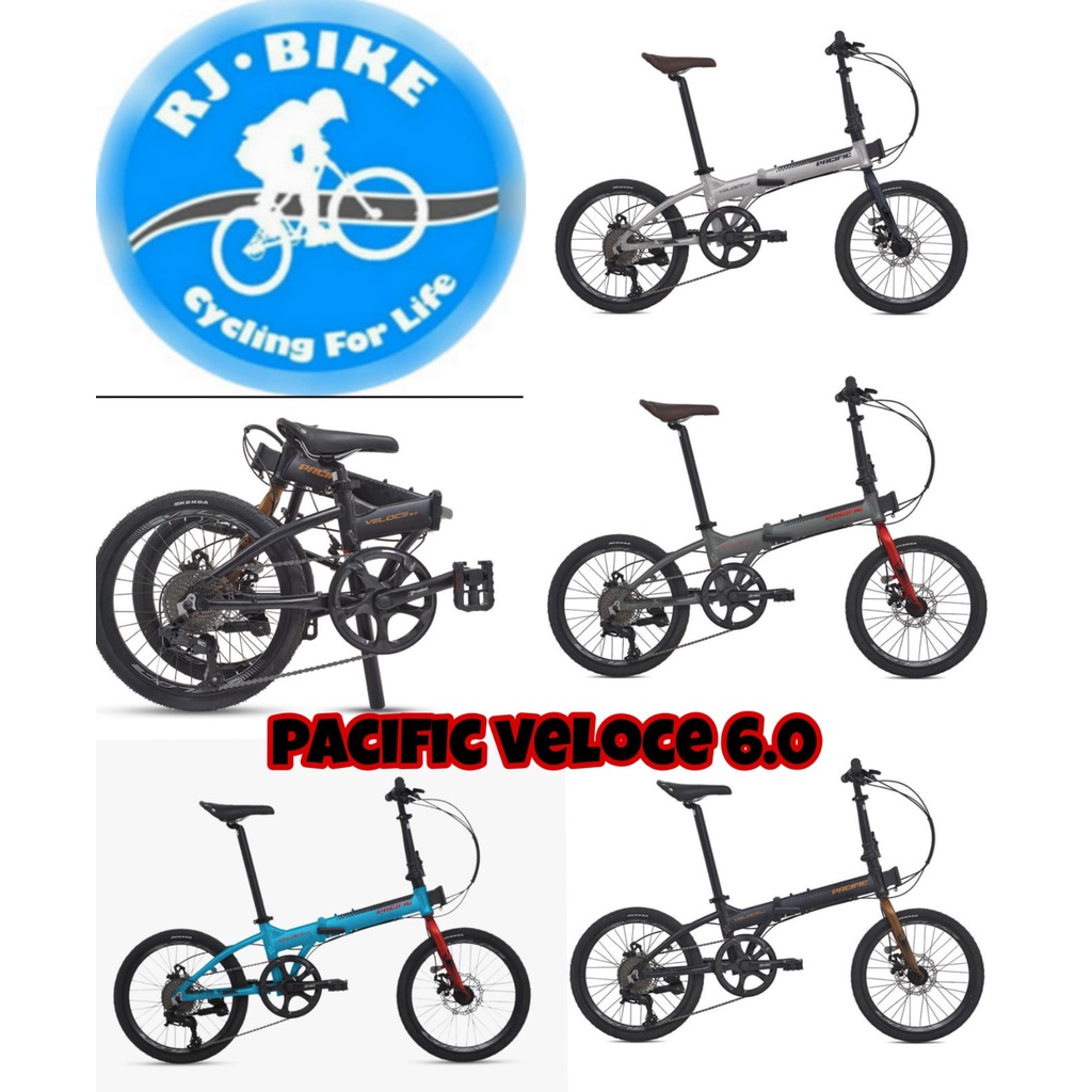 SEPEDA LIPAT FOLDING BIKE PACIFIC 20 VELOCE 6.0 1X9SPEED DISCBRAKE