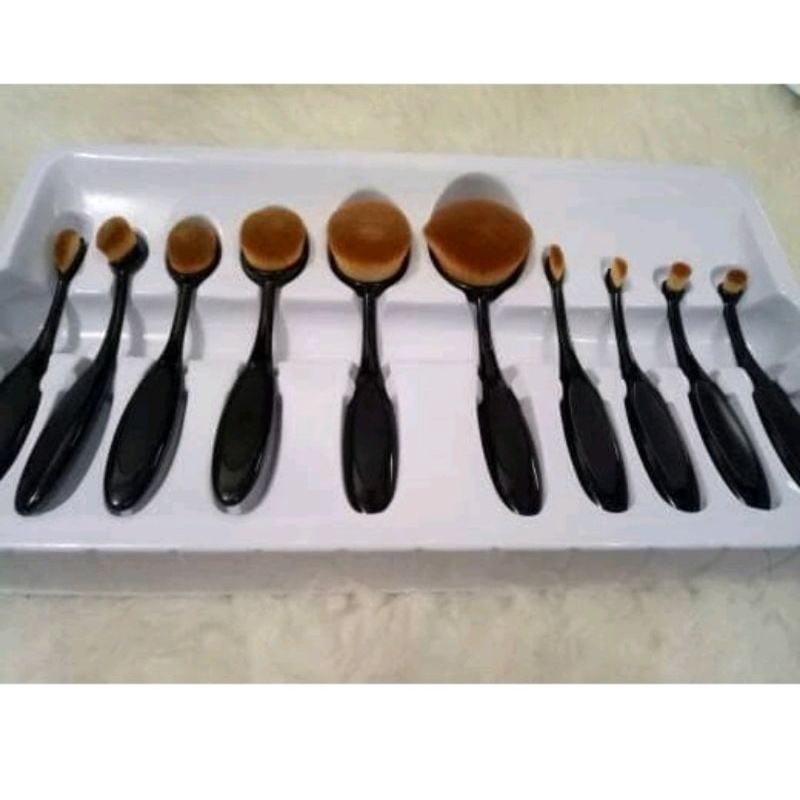 Kuas Oval foundantion 10pc/kuas foundantion/Oval Brush