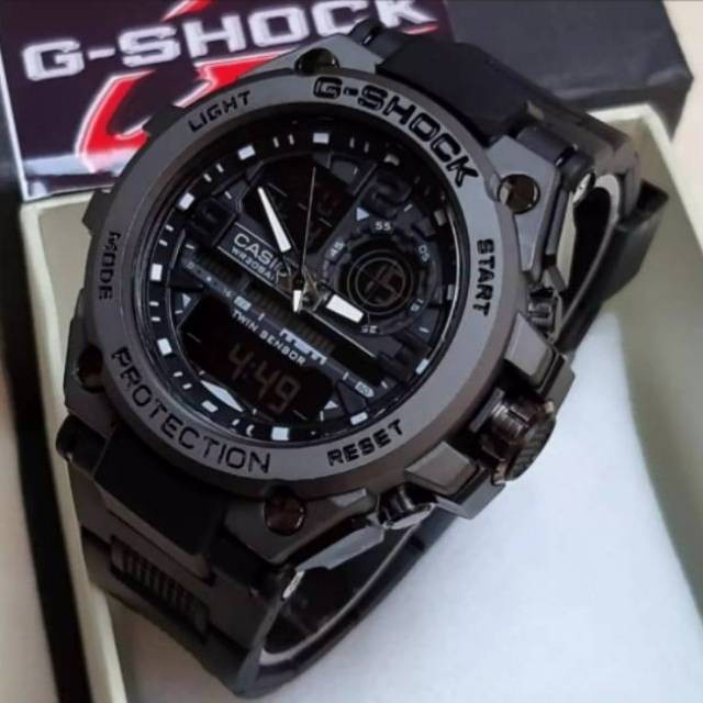 Casio G-SHOCK GST8600 metal full black berenang dan outdor Jam tangan pria sport