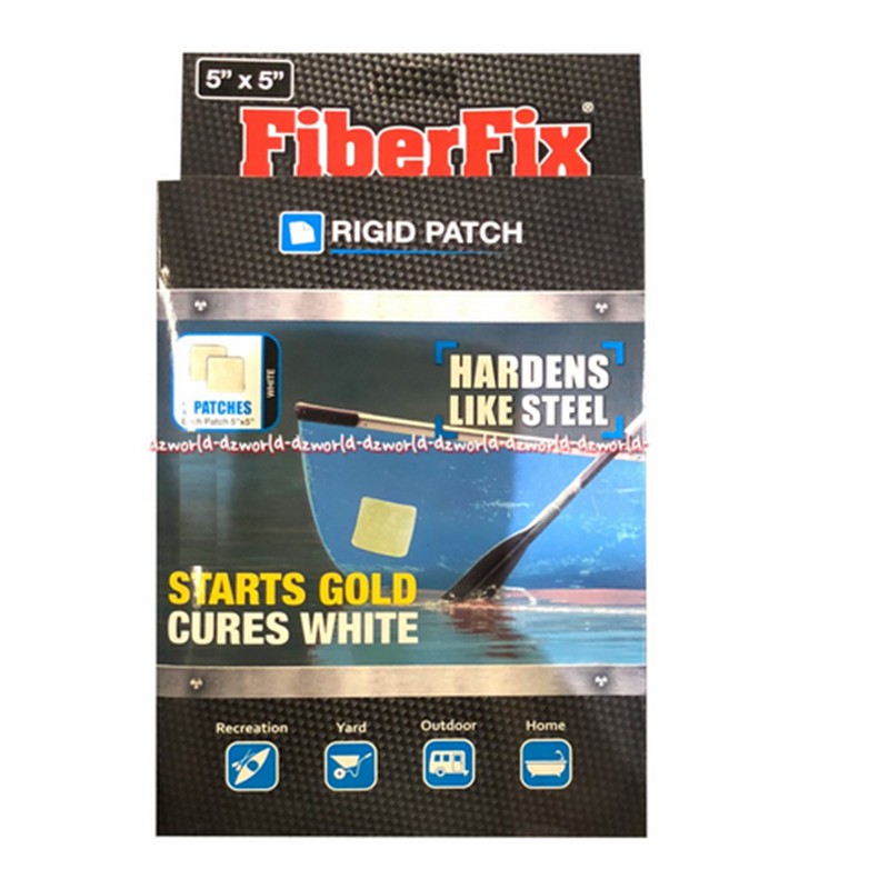 Fiberfix Rigid Patch Hardens Like Steel Plester Lakban Tambal 5 Inch