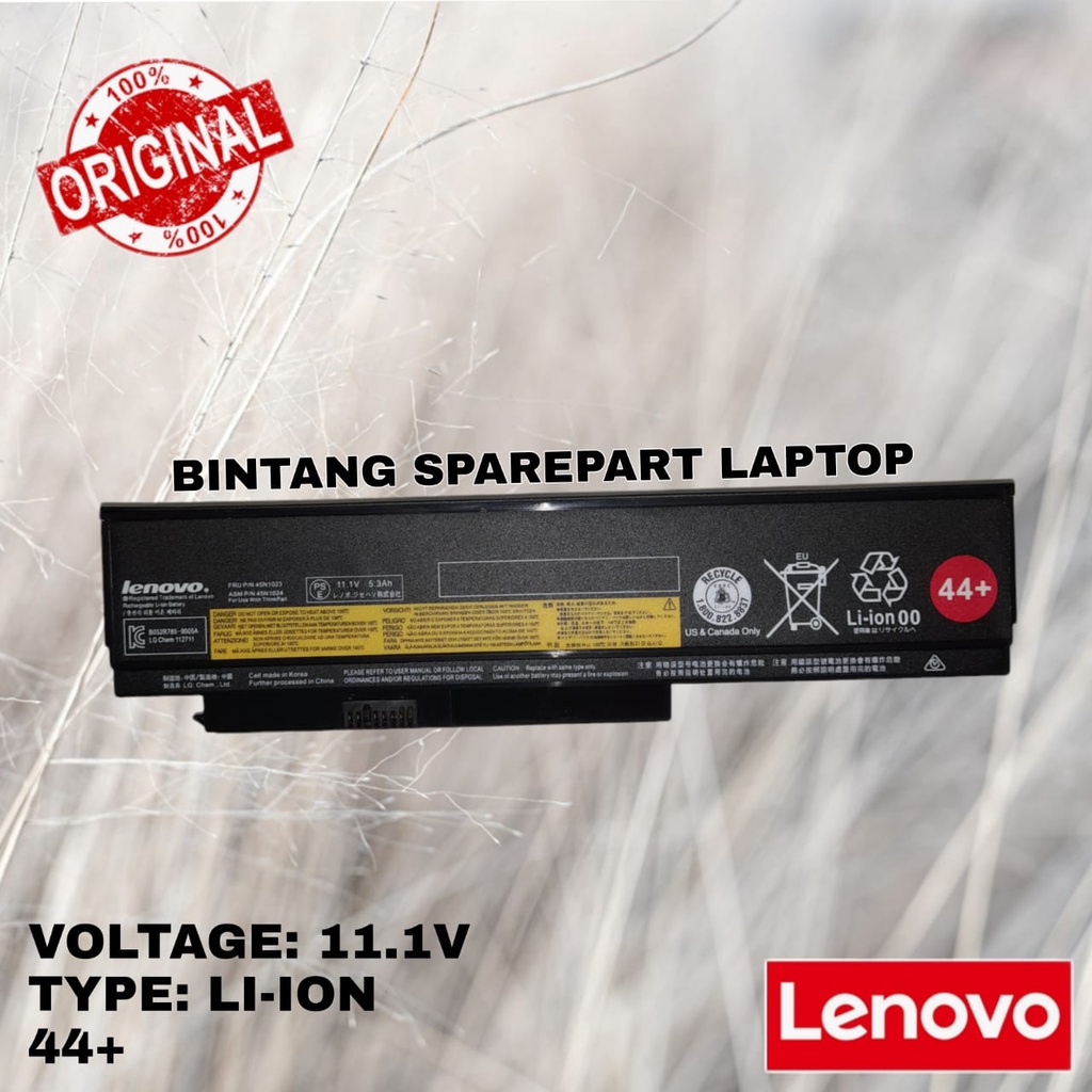 Baterai Battery Batre Laptop Original LE Thinkpad resmi X230 X230S X230i 45N1025 45N1027 45N1028 45N1029