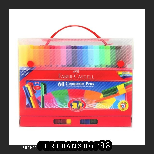 

BT991 CONNECTOR PEN 60 BEST WARNA FABER CASTELL GIFT SET BY FERIDANSHOP98
