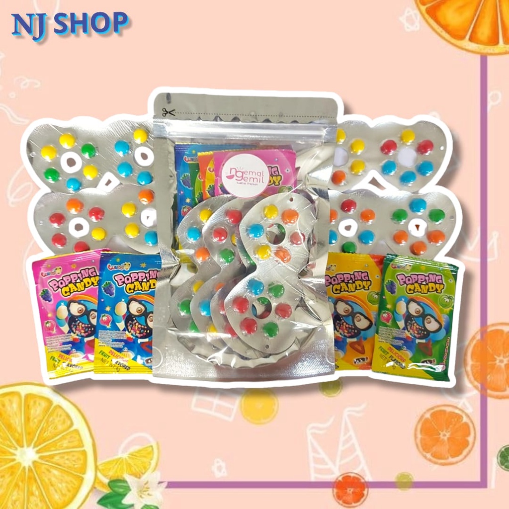 

[Coklat Original] - Permen POPPING candy mix Coklat Kacamata Permen Tiktak Coklat Warna Jadul
