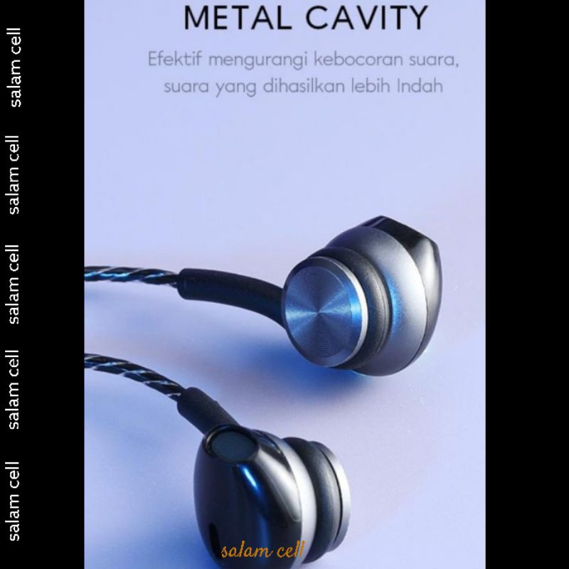 Headset Earphone Vivan Q12 Deep Bass Mega Bass Garansi 1 Tahun