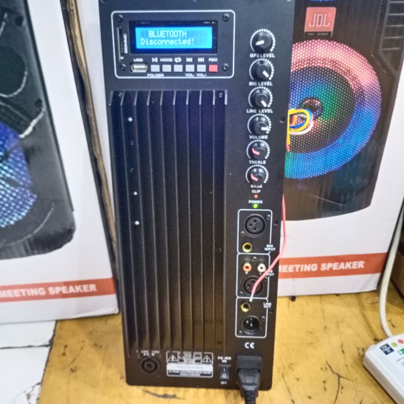 POWER KIT/MODUL SPEAKER AKTIF PA15-3+PL2+MP3+250 free kabel power