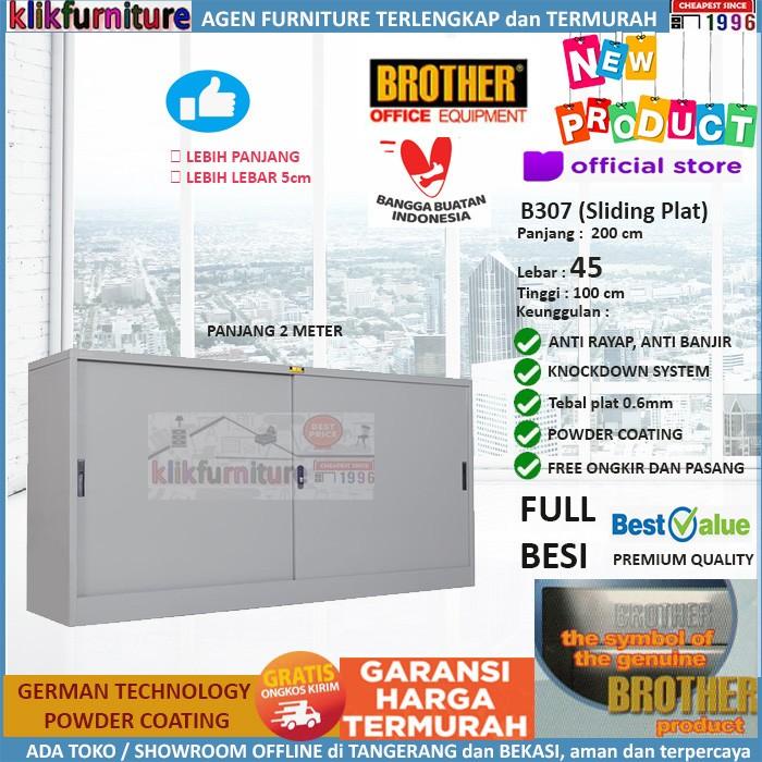 

Cabinet | Lemari Arsip Filing Cabinet Besi Panjang 2 Meter B 307 Brother