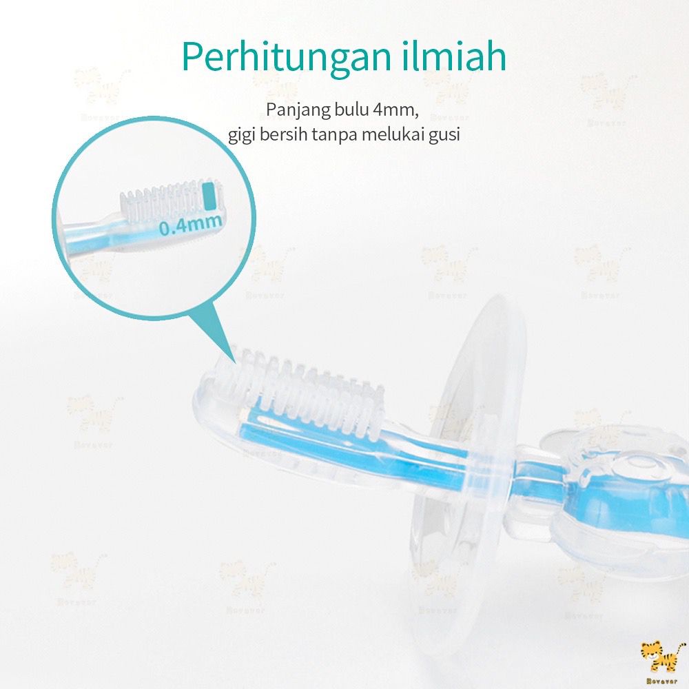 Sikat Gigi Bayi Silicon / Silicon Tooth Brush /  Pembersih Mulut Bayi