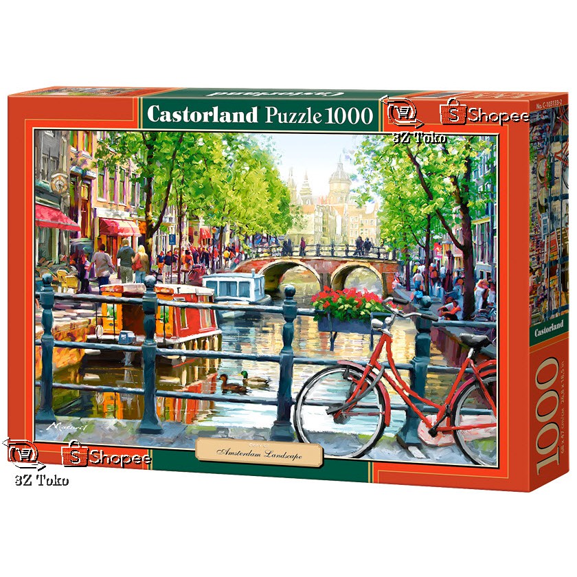 Jigsaw Puzzle: Castorland - Amsterdam Landscape - 1000 Piece
