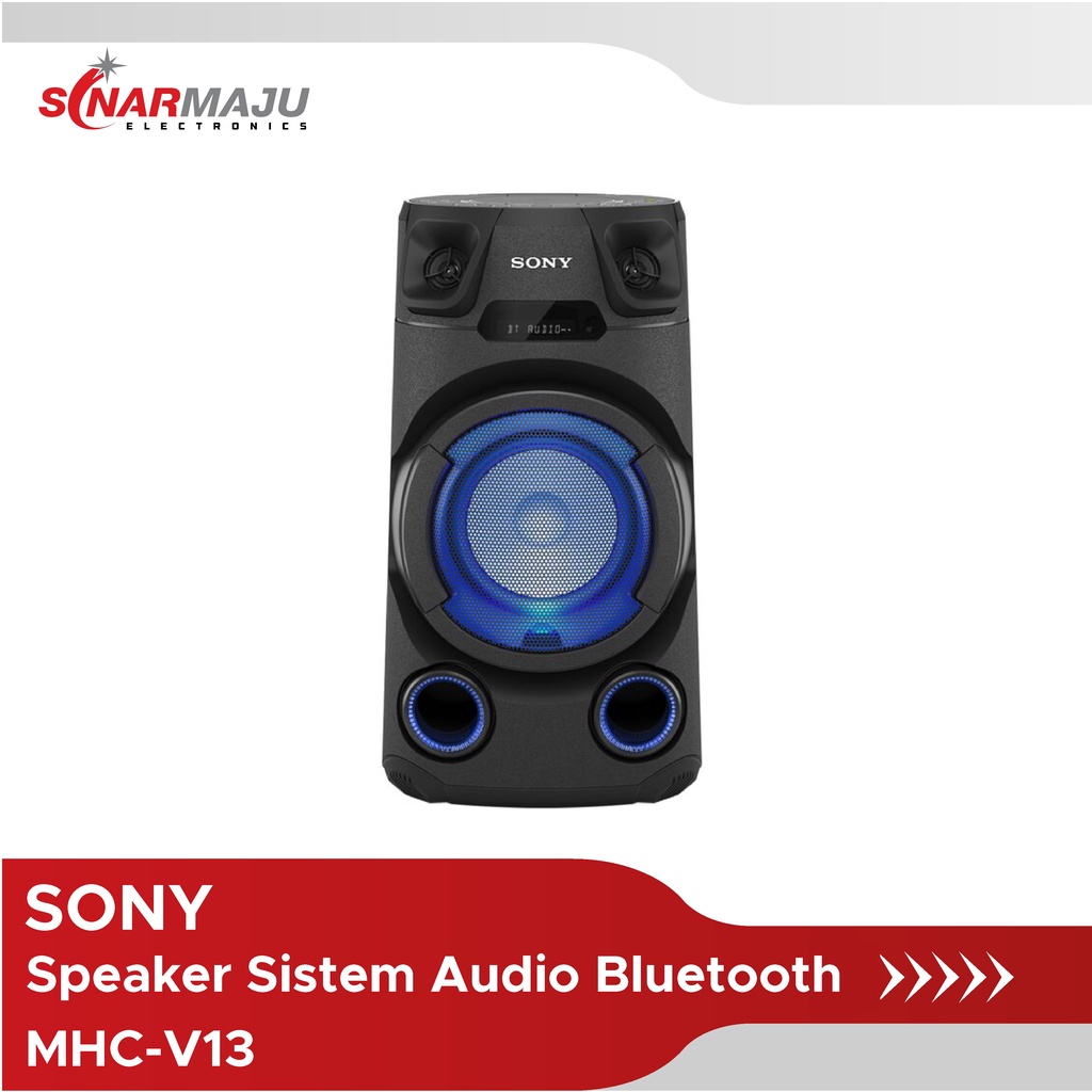 Speaker Sistem Audio Sony Bluetooth MHC-V13 MHCV13 Speaker Aktif