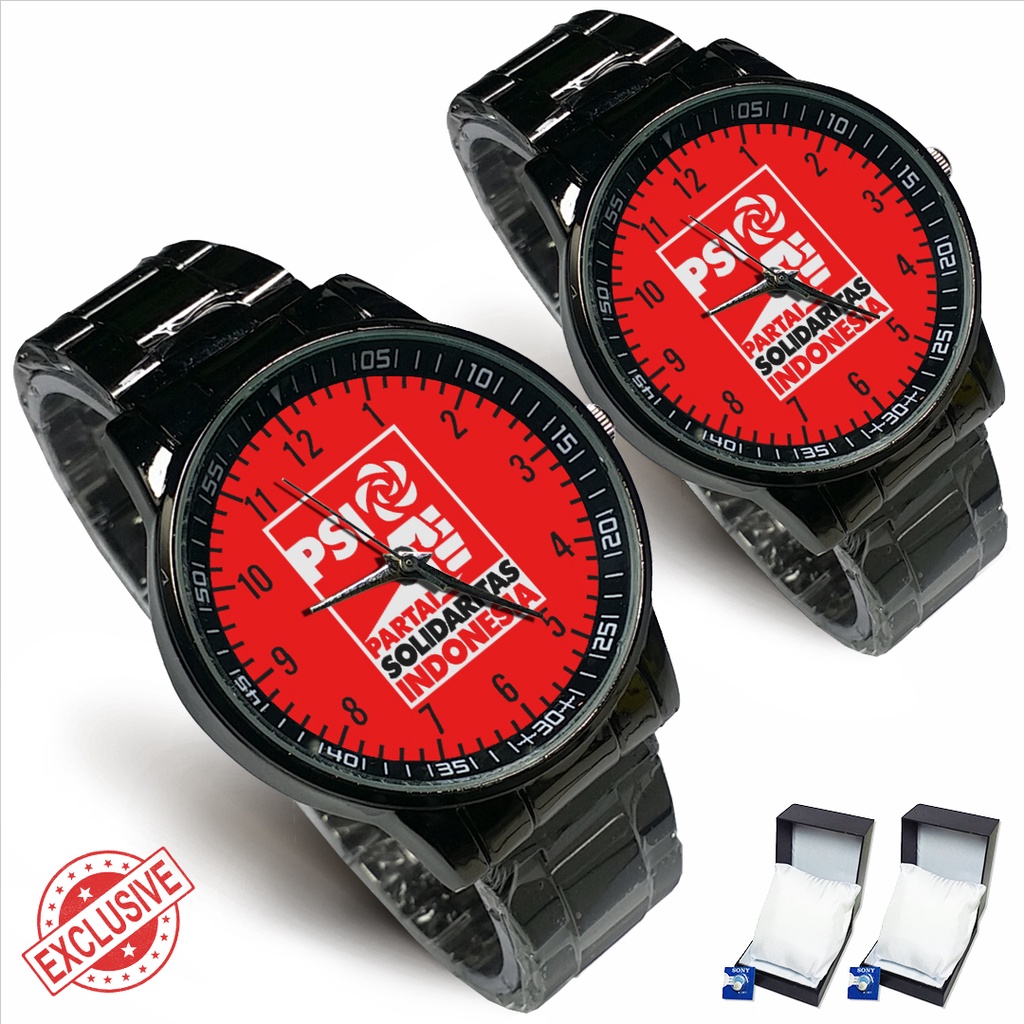 Jam Tangan Rantai Couple PARTAI SOLIDARITAS INDONESIA - 01 (Nice)