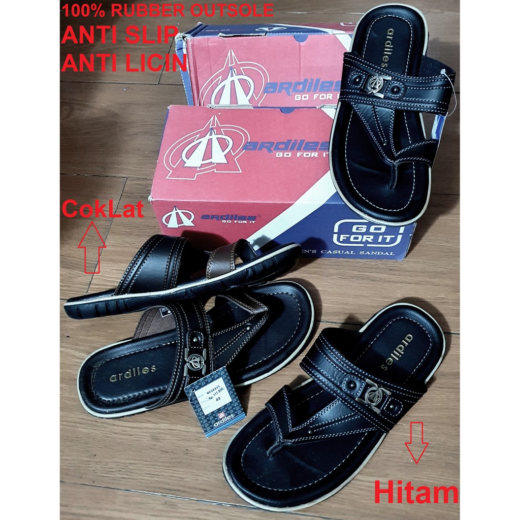 Sandal Gunung Kulit Pakai box Ardiles Megaxus Sandal Pria Sandal cowo