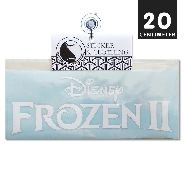 Stiker Disney Frozen II unofficial Logo Cutting Sticker untuk aksesoris Mobil Motor