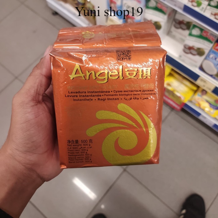 

angel instan dry yeast brown - ragi instan brown 500gr