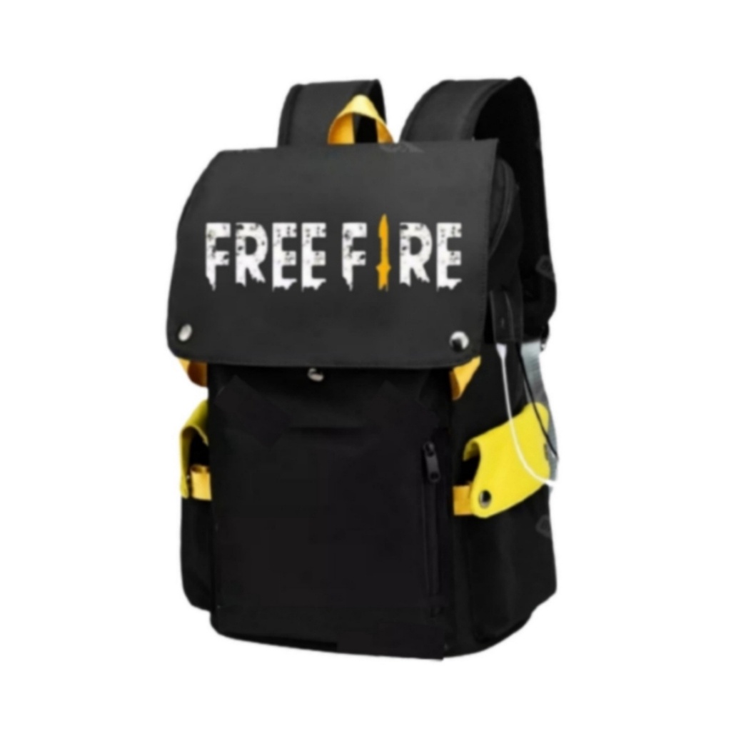 Tas Ransel Anak Sekolah Laki - Laki SMP TK SD Karakter Free Fire