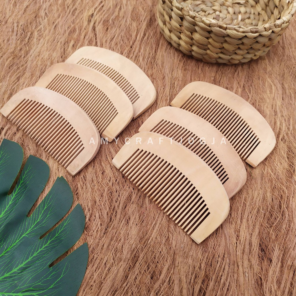 SISIR CINA SISIR MINI 9 cm/Sisir Kayu Mini/Sisir Kayu Unik/Sisir Kayu Sengon/Sisir Unik