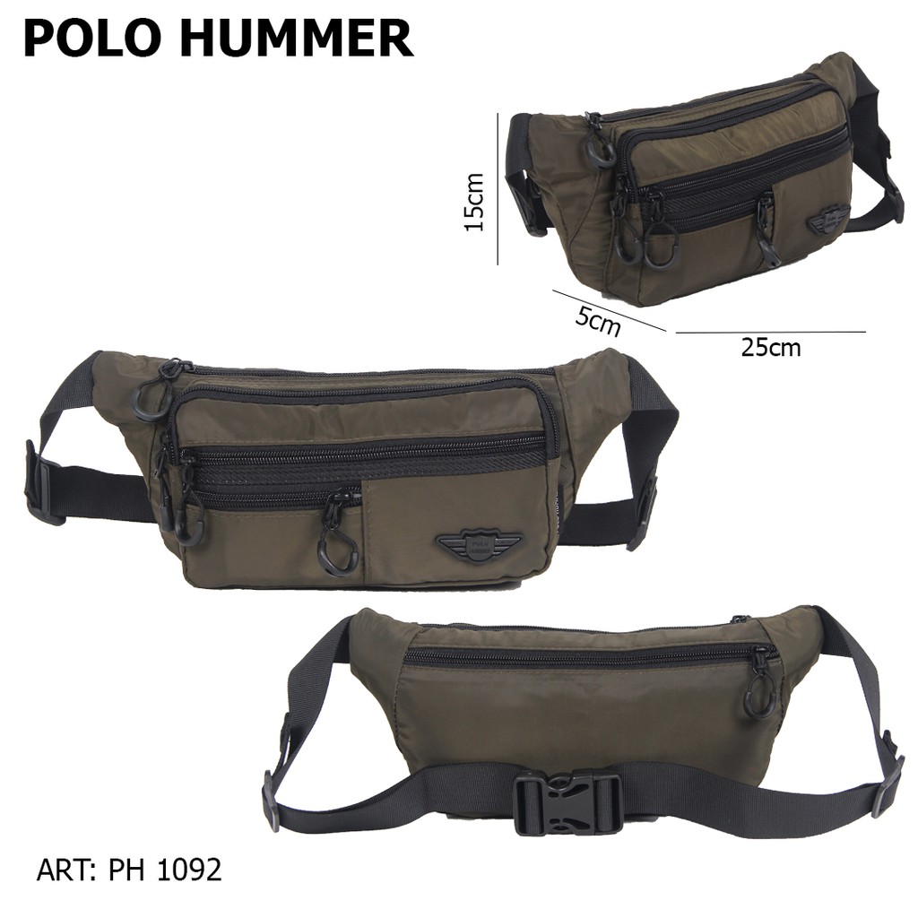 Waistbag Pria POLO HUMMER - TAS BAHU SLEMPANG