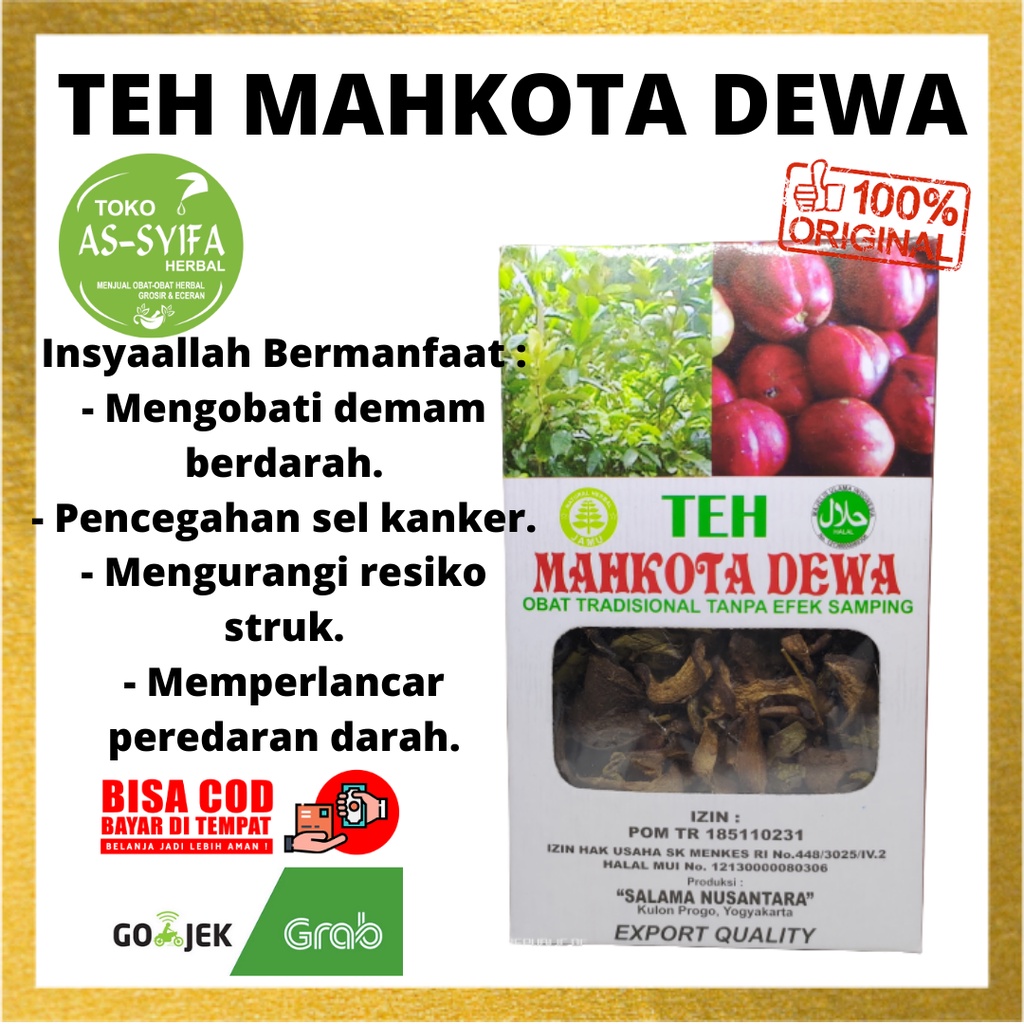 

Teh Mahkota Dewa | Herbal Kanker - Liver - Keputihan - Jantung - Rematik