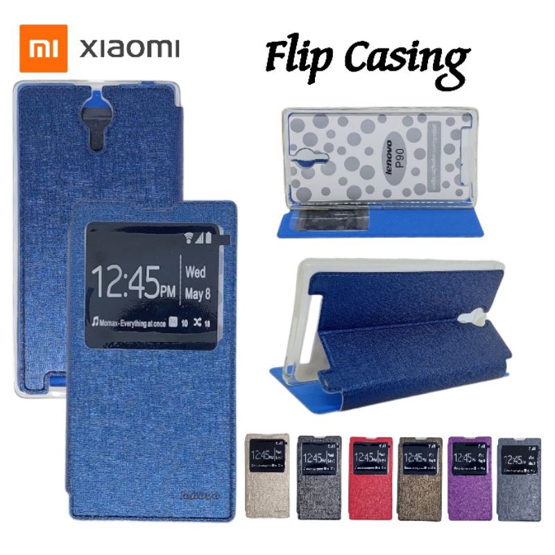 Case Flip Redmi 2S / 3 / 3 Pro Leather Case Sarung Dompet Kulit Softcase Buka Tutup