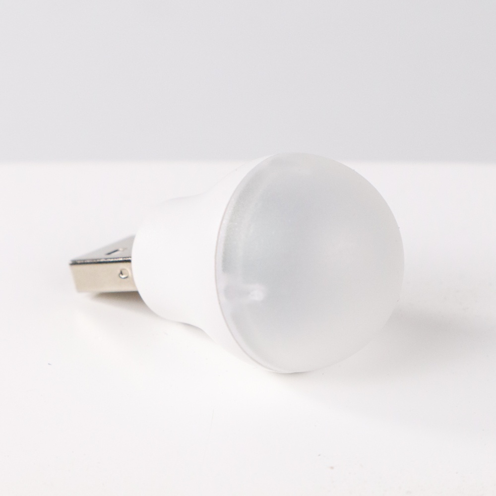 Lampu Bohlam LED USB Portable Light Cool White - CC6K - White