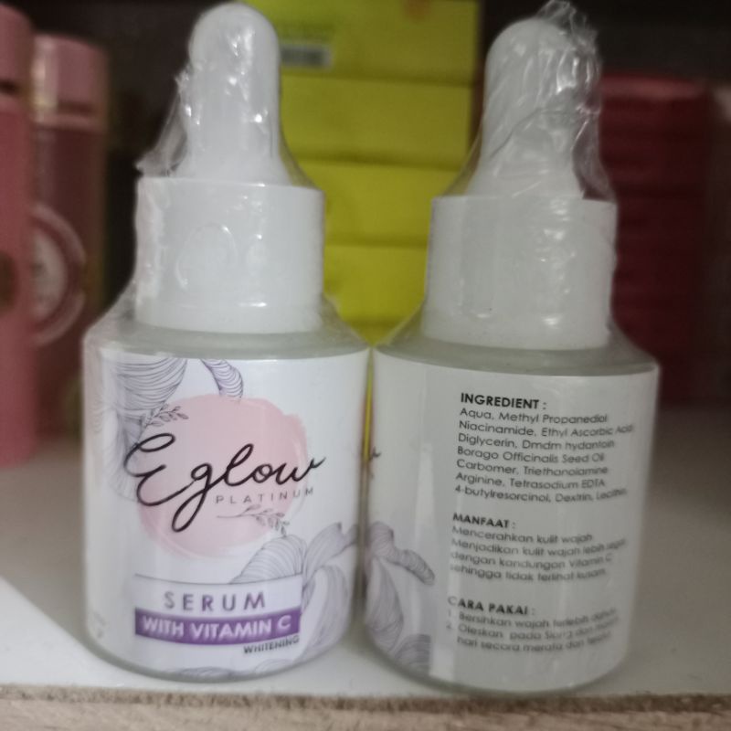 SERUM EGLOW Platinum With Vit C 10g [BPOM]