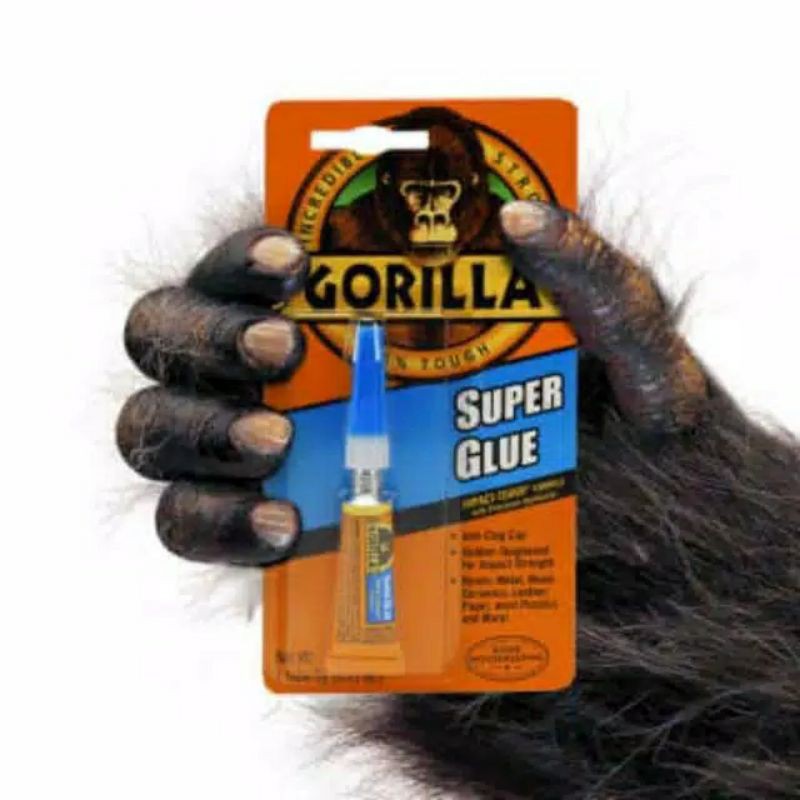 

Gorilla Super Glue 10seconds Lem Kuat Plastik Kayu Serbaguna