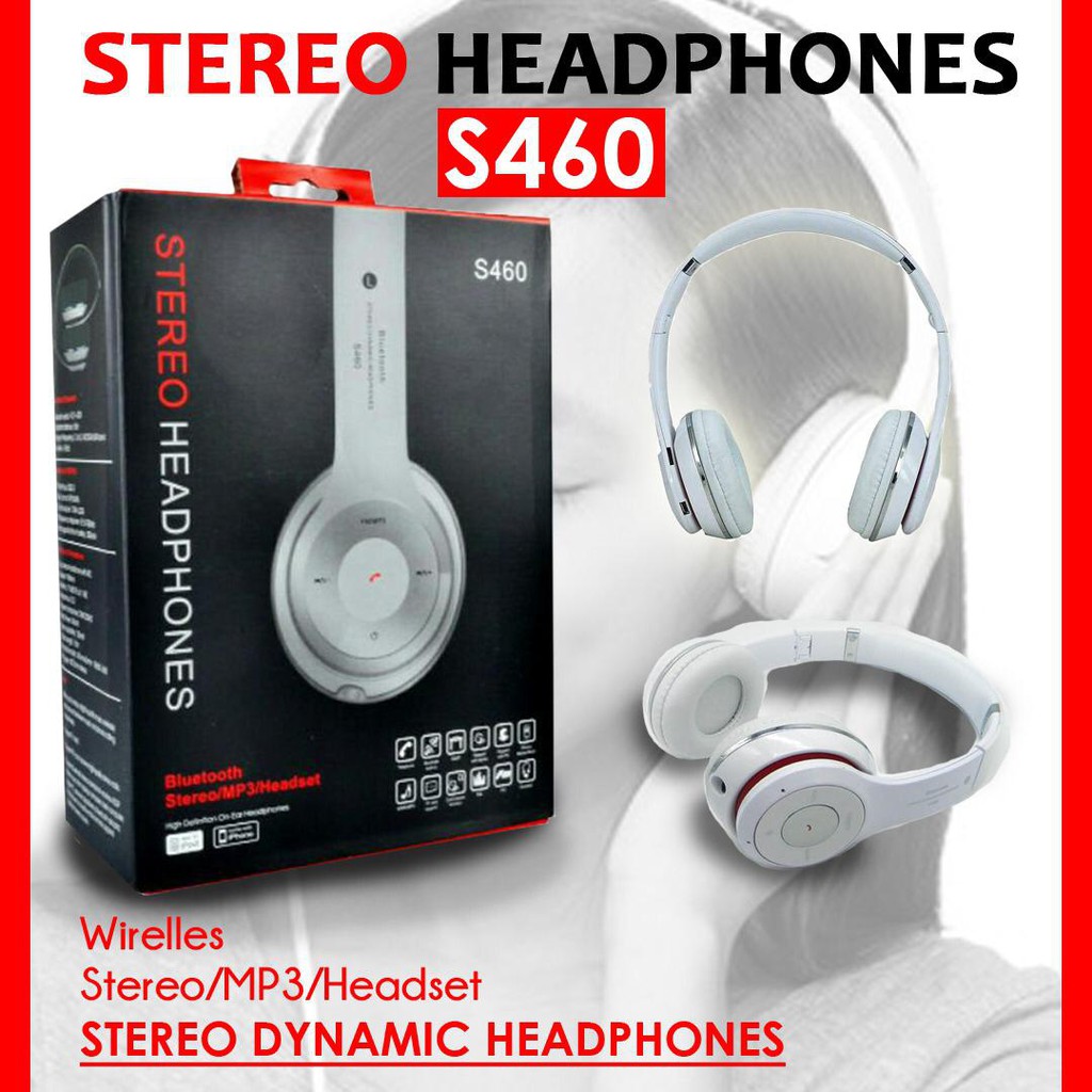 s460 wireless bluetooth headset