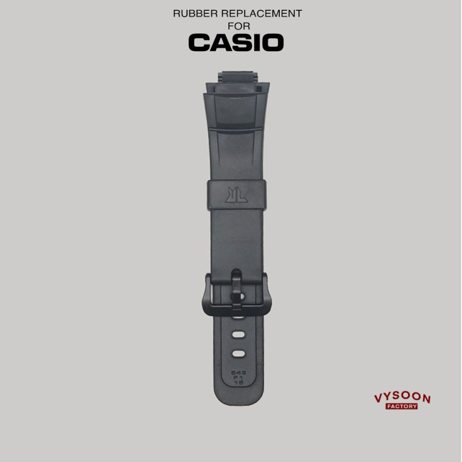 Strap Tali Karet Casio Original Pengganti TRT-300 TRT300 TRT 300