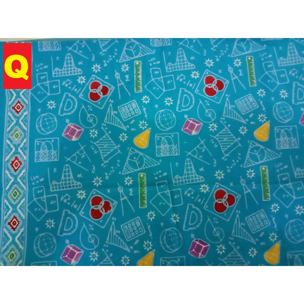 KAIN BATIK MATEMATIKA HARGA MURAH - Q